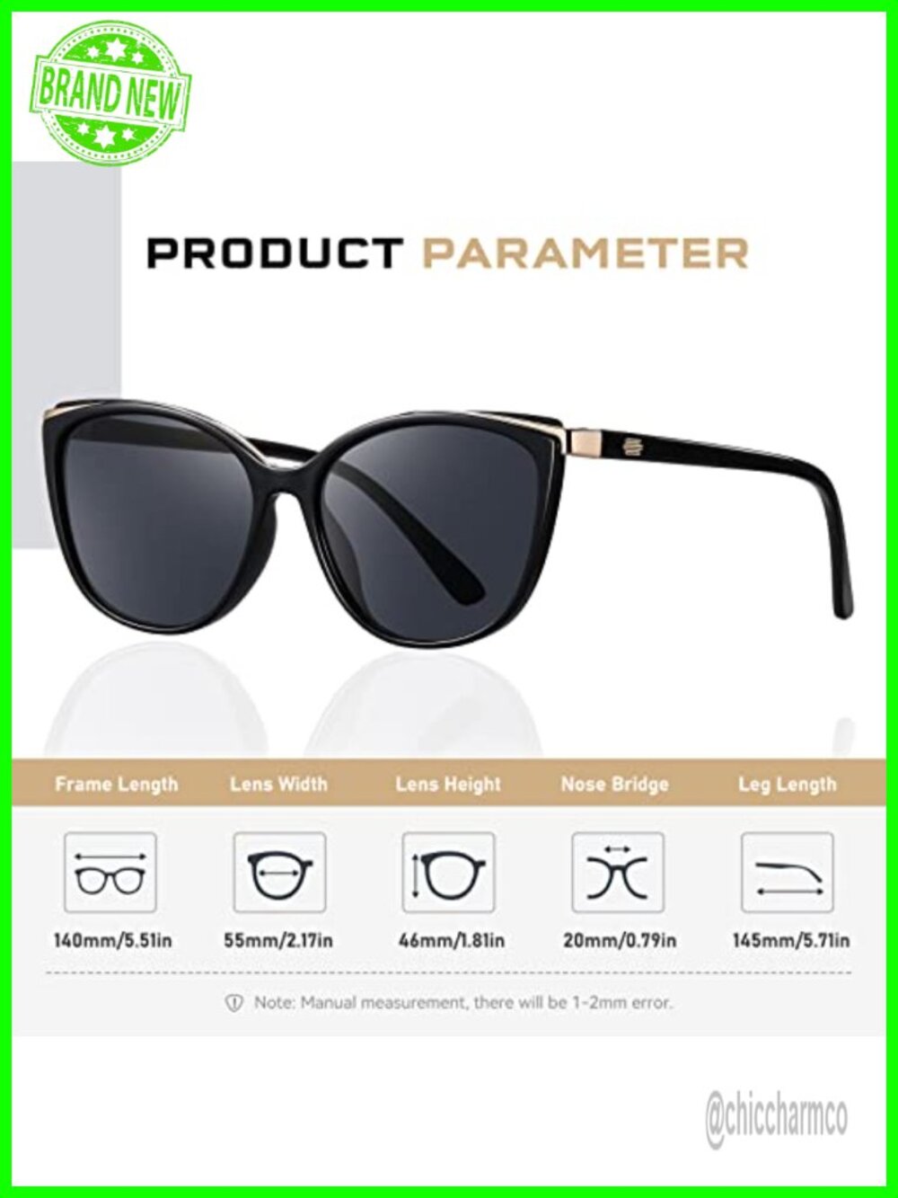 Trendy Soft Cat Eye Sunglasses UV400 Protection for Women - Picture 3 of 6